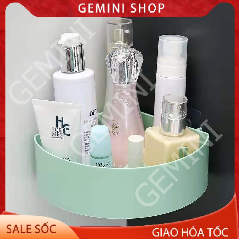 Kệ góc nhà tắm kệ chữ nhật dán tường N215 siêu dính chắc giá để đồ phòng tắm tam giác kệ ngang nhà bếp siêu chắc GEMINI