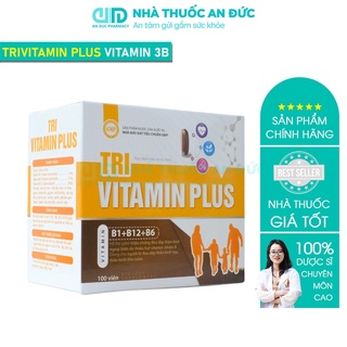 Bổ sung vitamin b1, b6, b12 trivitamin plus vitamin 3b – nhà thuốc an đức
