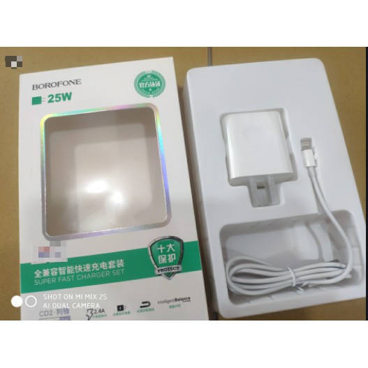 Cốc sạc nhanh Borofone CD2 (QC 3.0 18W, 25W VOOC) hàng chính hãng, BH 6 tháng | BigBuy360 - bigbuy360.vn