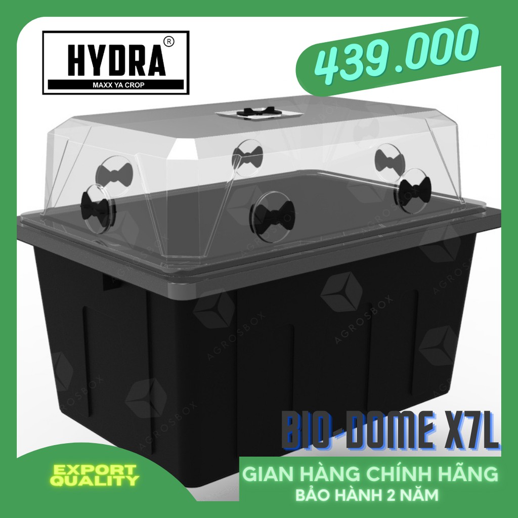 Buồng Ươm/ Dưỡng Thực Vật Cao Cấp – HYDRA BIO-DOME 7XL