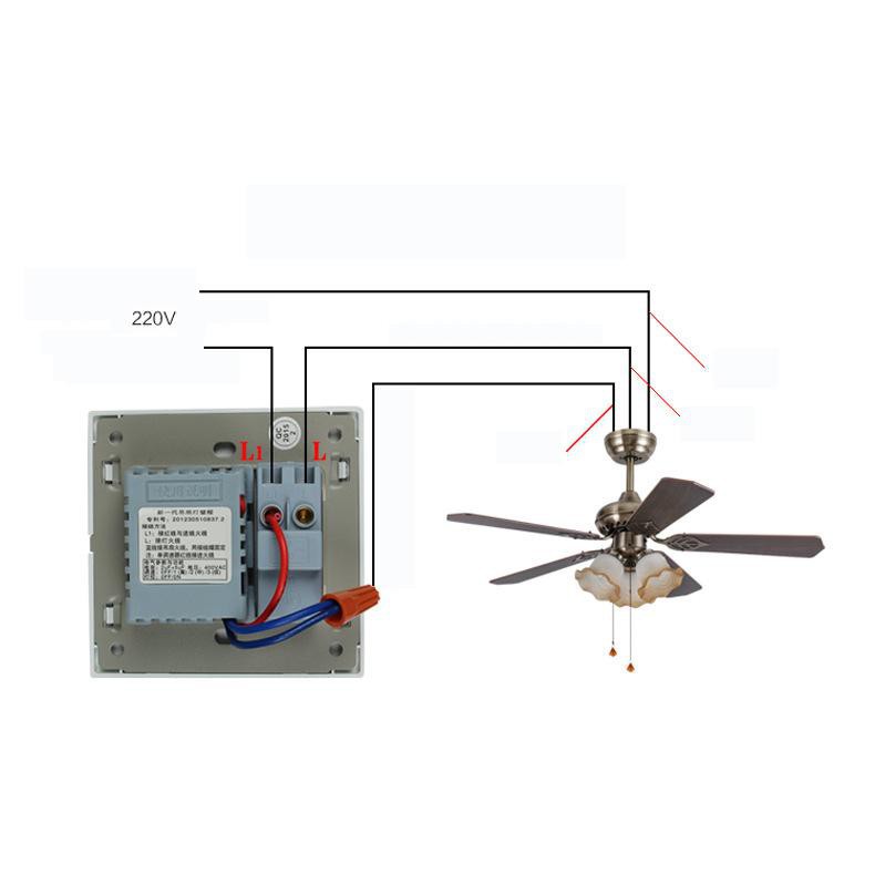 Chiết áp đèn quạt trần, Công tắc điều khiển tốc độ quạt trần trang trí | BigBuy360 - bigbuy360.vn