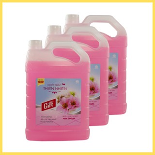 Combo 3 Can Nước Lau Sàn Gift Hương Sakura 3.8kg