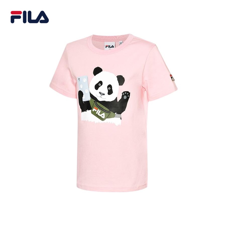 Áo thun tay dài cổ tròn trẻ em Fila Milk On The Rock - FK2RSD2M02X-IPK