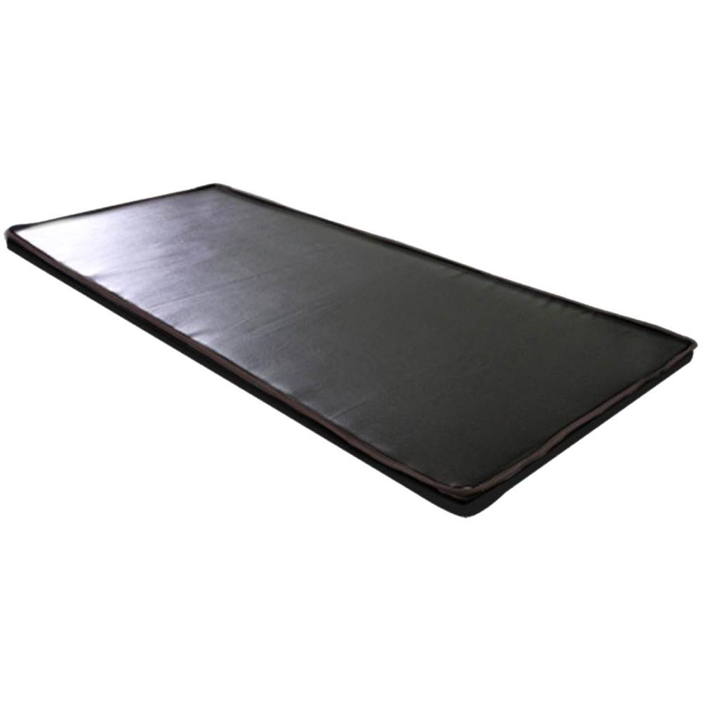HomeBase HLS Tấm làm mềm nệm topper DÀY như nệm 5cm SIÊU ÊM KHÔNG THẤM NƯỚC phù hợp cho các spa 200x92cm Đen