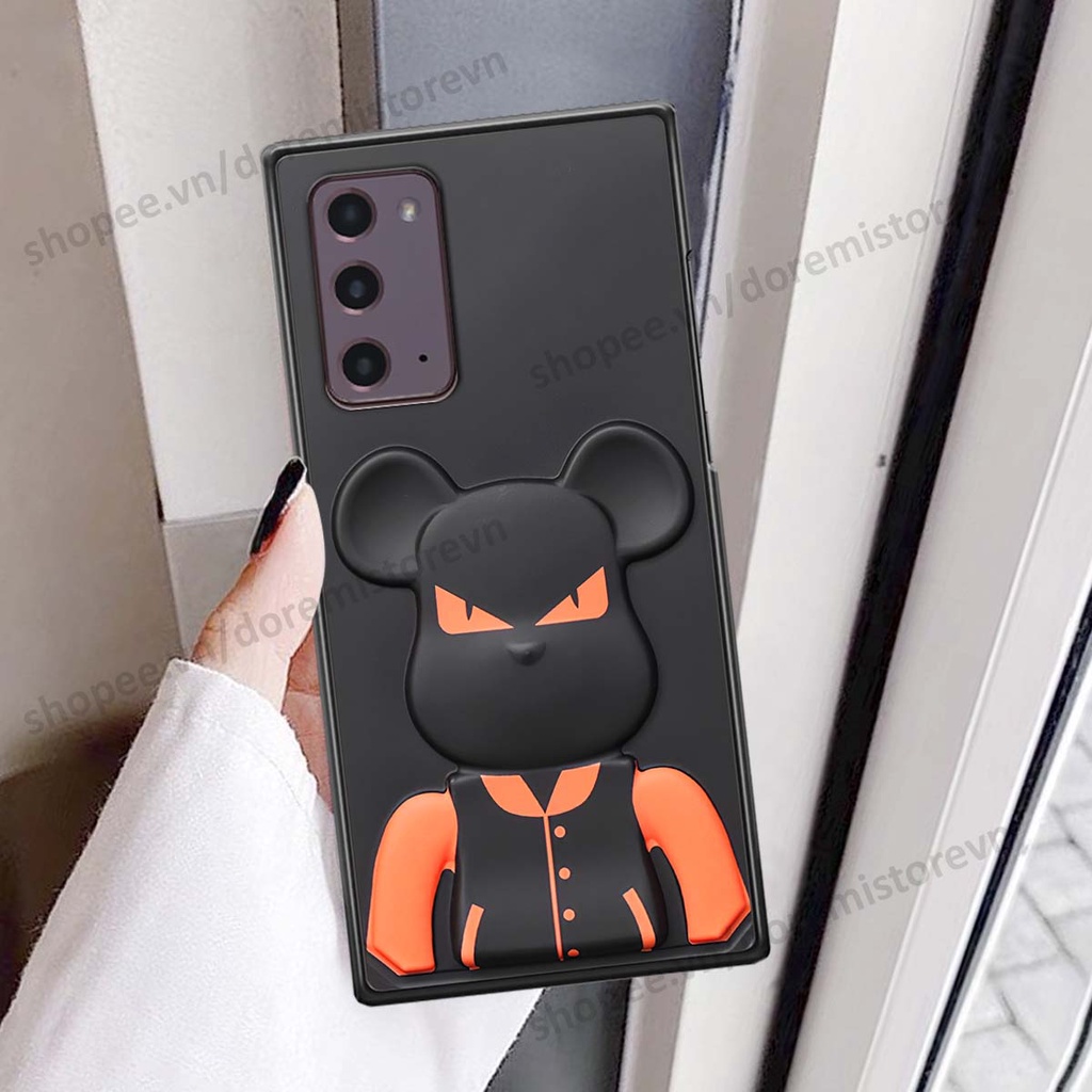 Ốp lưng Samsung Note 20 hình kaws, kith, bear brick nổi 3D phong cách độc đáo