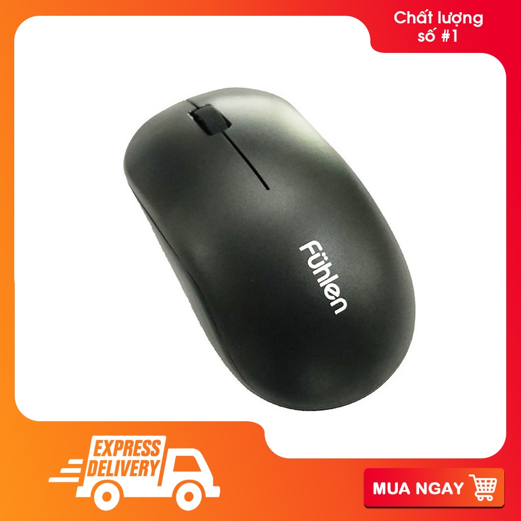 Chuột Fuhlen không dây M70 Wireless Đen