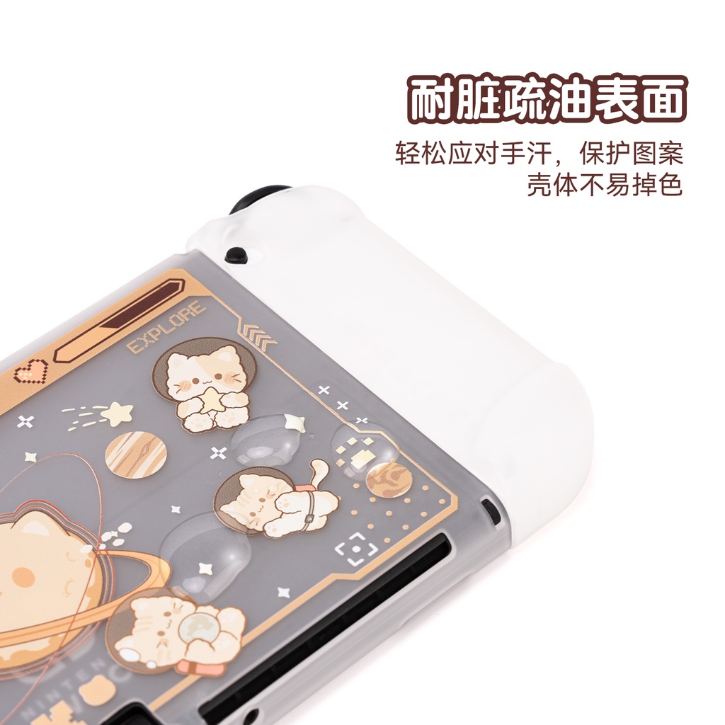 Ốp Bảo Vệ Máy Chơi Game Nintendo Switch Và Switch OLED Hình Mèo Dễ Thương