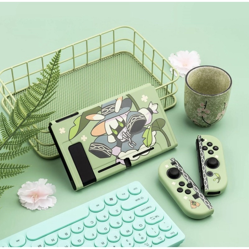 Ốp lưng + case Joy nhựa TPU dẻo cao cấp chủ đề văn hoá Nhật Bản thương hiệu Geekshare cho máy game Nintendo Switch v1,v2