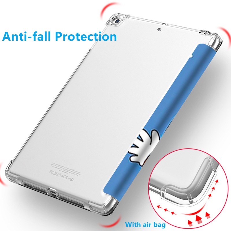 Dllencase Ốp Máy Tính Bảng Có Ngăn Đựng Bút Cho Compatible For iPad 2021 Pro 11 2019 2020 10.2 7/8th Generation 2018 9.7 5/6th Mini 4 5 Air 4 10.5 10.9 A271