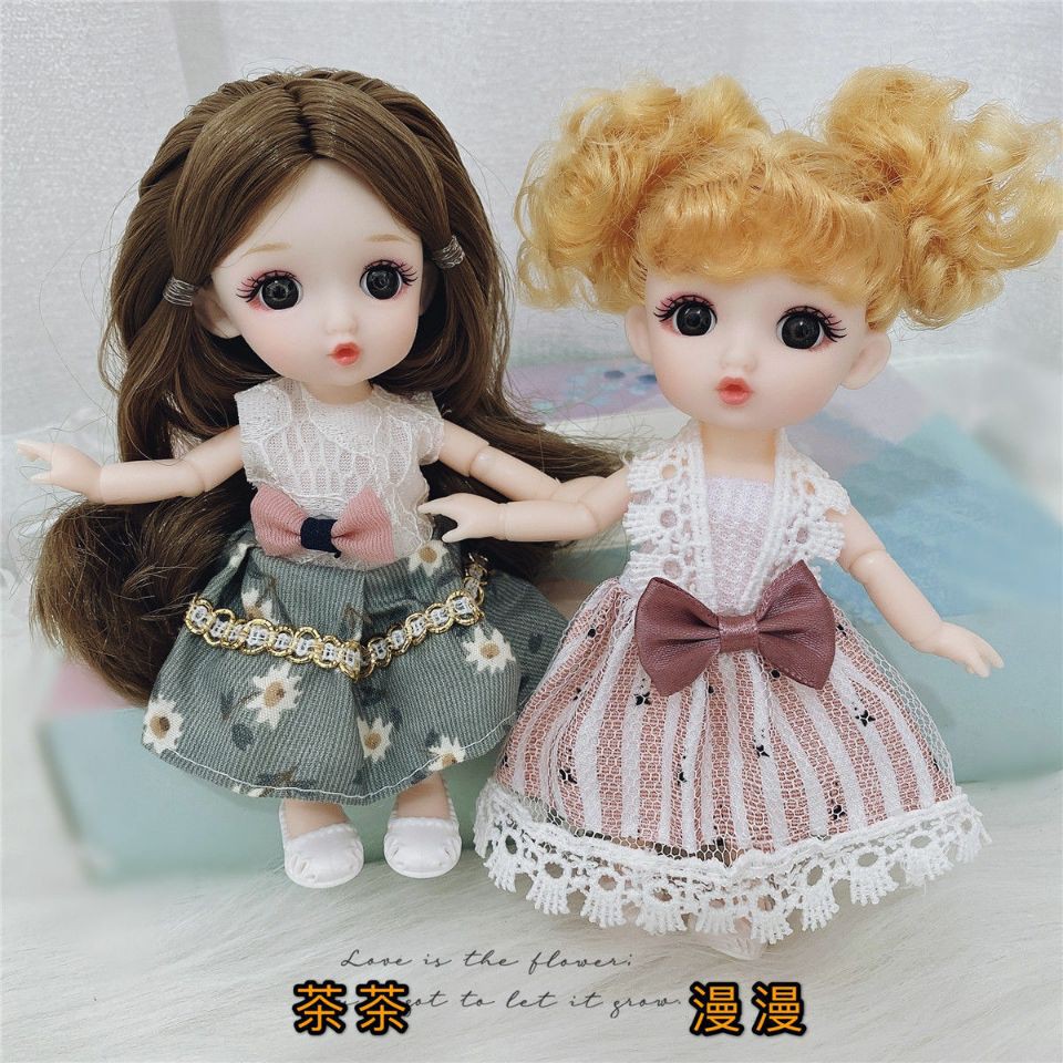 Búp bê Barbie 15cm đồ chơi xinh xắn cho bé