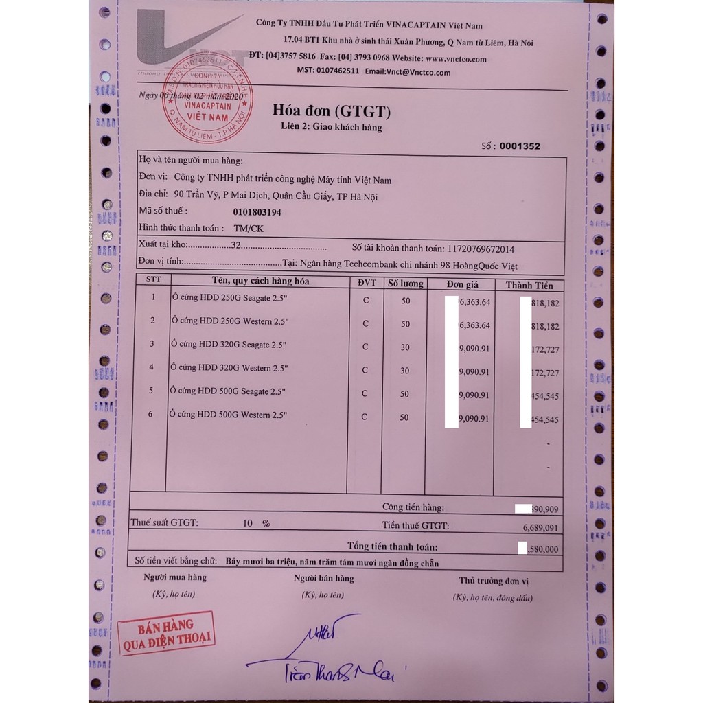 .Ổ cứng HDD 2,5" 500GB Western, Seagate, Hitachi, Toshiba dùng cho laptop hàng tháo máy bảo hành 12T! | BigBuy360 - bigbuy360.vn