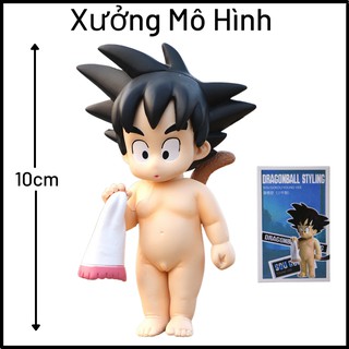 🔥siêu đáng yêu🔥 mô hình son goku hồi bé cởi chuồng- cao 10cm