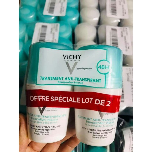 Lăn nách, lăn khử mùi Vichy Pháp 50ml