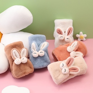 Găng tay lông hình bé thỏ cute mềm mịn ấm áp ngày đông