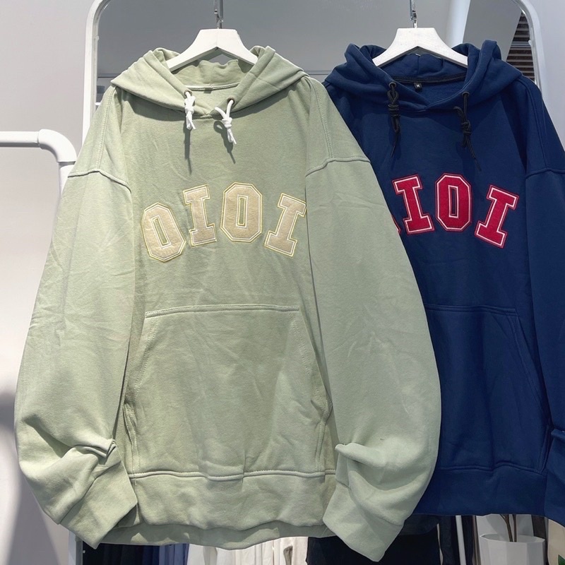 Áo Hoodie Nỉ Bông Unisex OIOI màu XÁM 🖤 Nam nữ unisex 🖤 ÁO KHOÁC HOODIE Jaystoree 🖤 | BigBuy360 - bigbuy360.vn