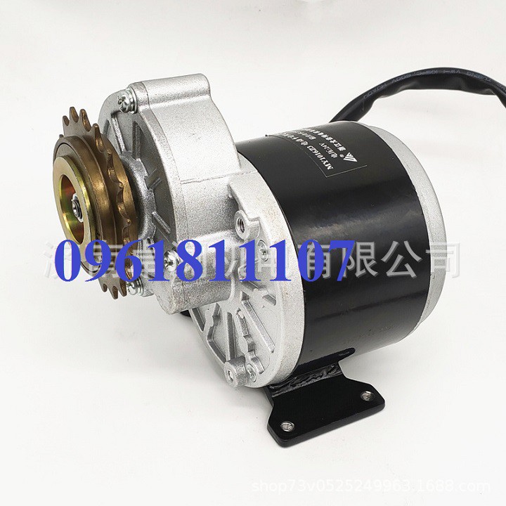 Motor giảm tốc đầu liếp sên xe đạp (16 răng)