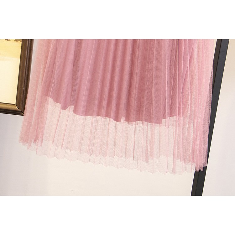 CV03568 - Chân váy ren xòe nữ hè cho người mập hàng nhập