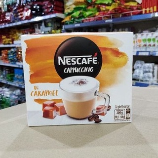 Cà phê Cappuccino vị Caramen hộp 200g