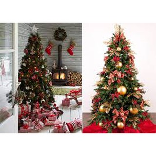 Combo cây thông noel 1m2 kèm phụ kiện