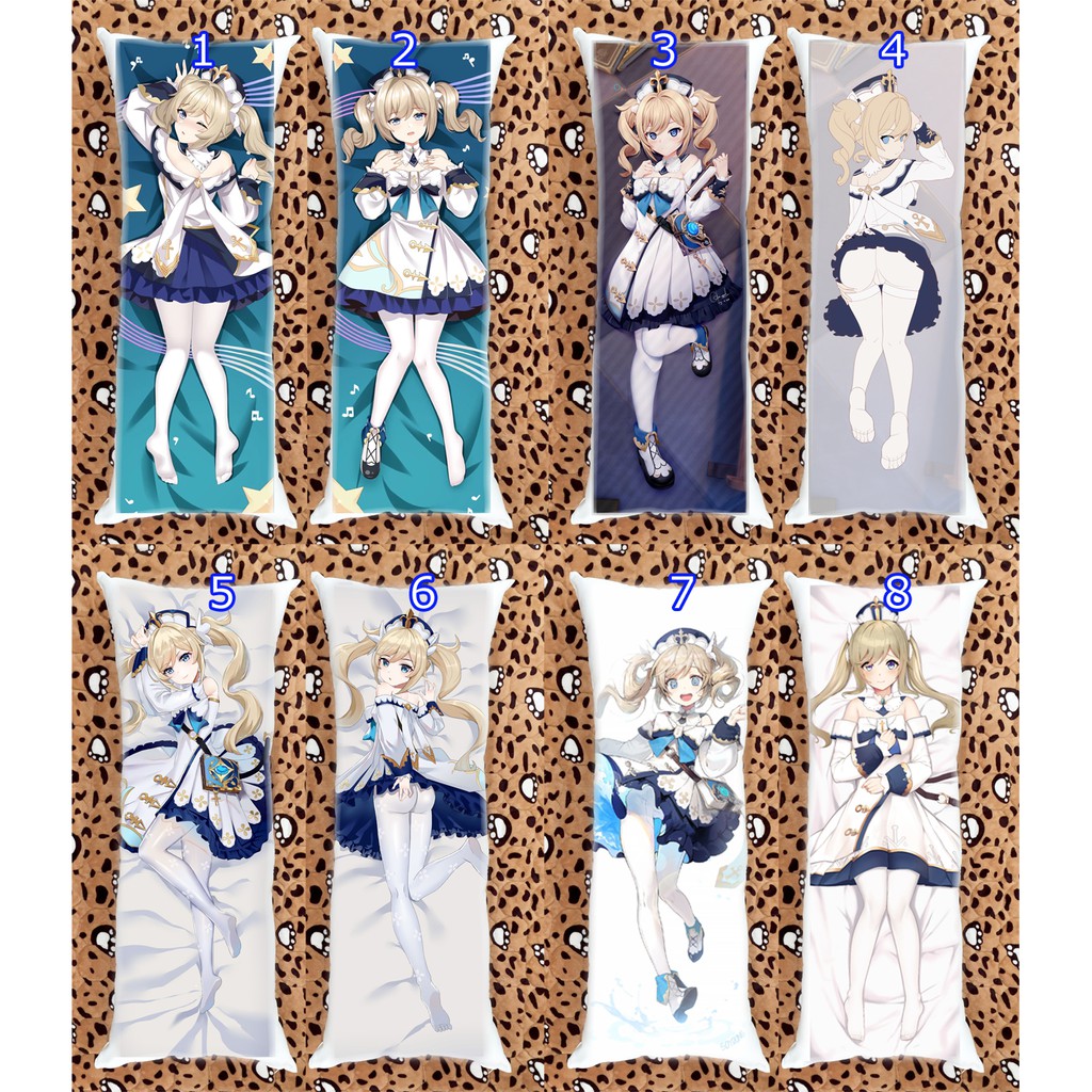 Gối ôm dài barbara genshin impact 1mx40cm