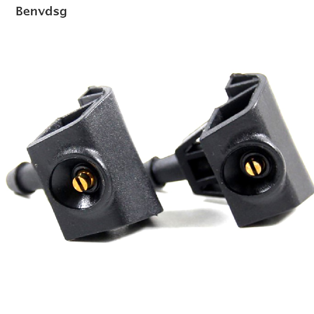 Bộ 2 Vòi Phun Nước Rửa Kính Chắn Gió Trước Bằng Nhựa Cho Xe Hơi