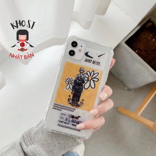 Ốp iPhone GD Hoa Cúc Just Do It - Ốp dẻo 4 cạnh chống sốc