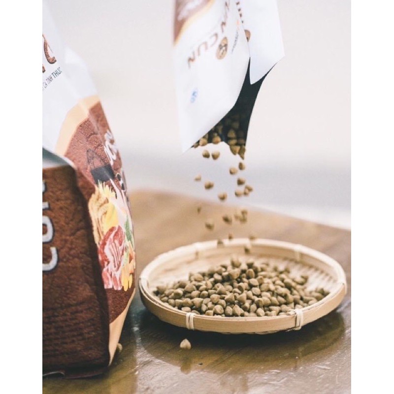 Thức ăn thú cưng thức ăn cho chó hạt tươi cun cun dành cho mọi loại cún 1,5kg