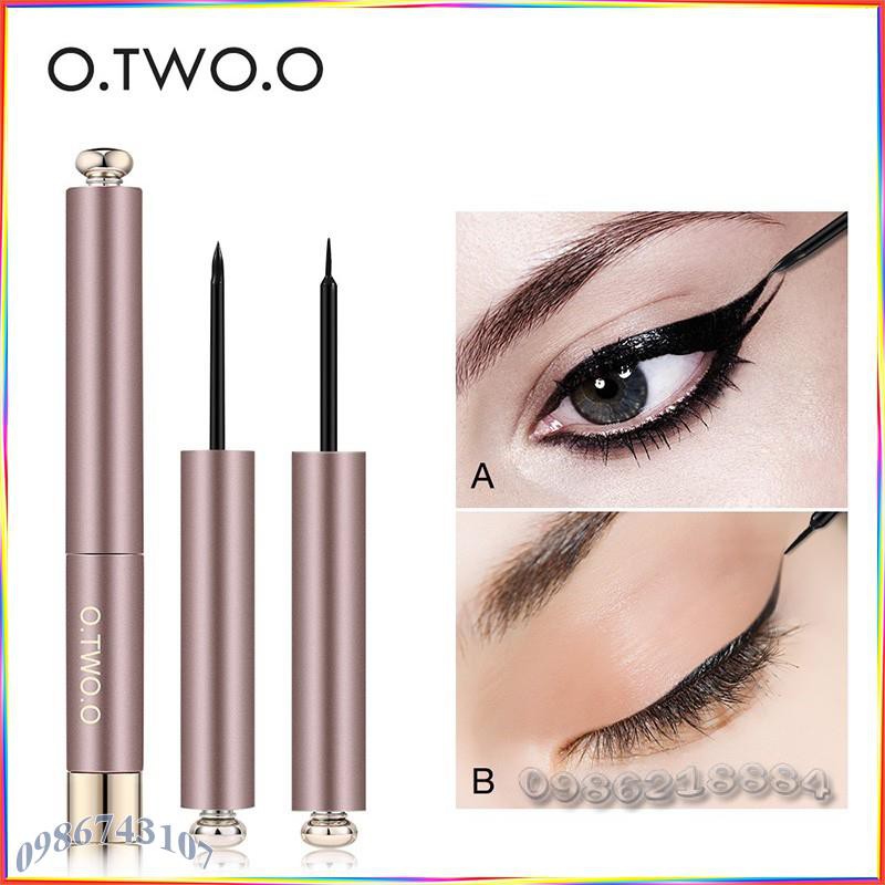 Bút kẻ mắt dạng nước O.TWO.O Rose Gold Waterproof Liquid Eyeliner ARE2 | BigBuy360 - bigbuy360.vn