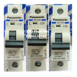 Át MCB 1P Panasonic chính hãng (16A 20A 25A 32A 40A 50A 63A)