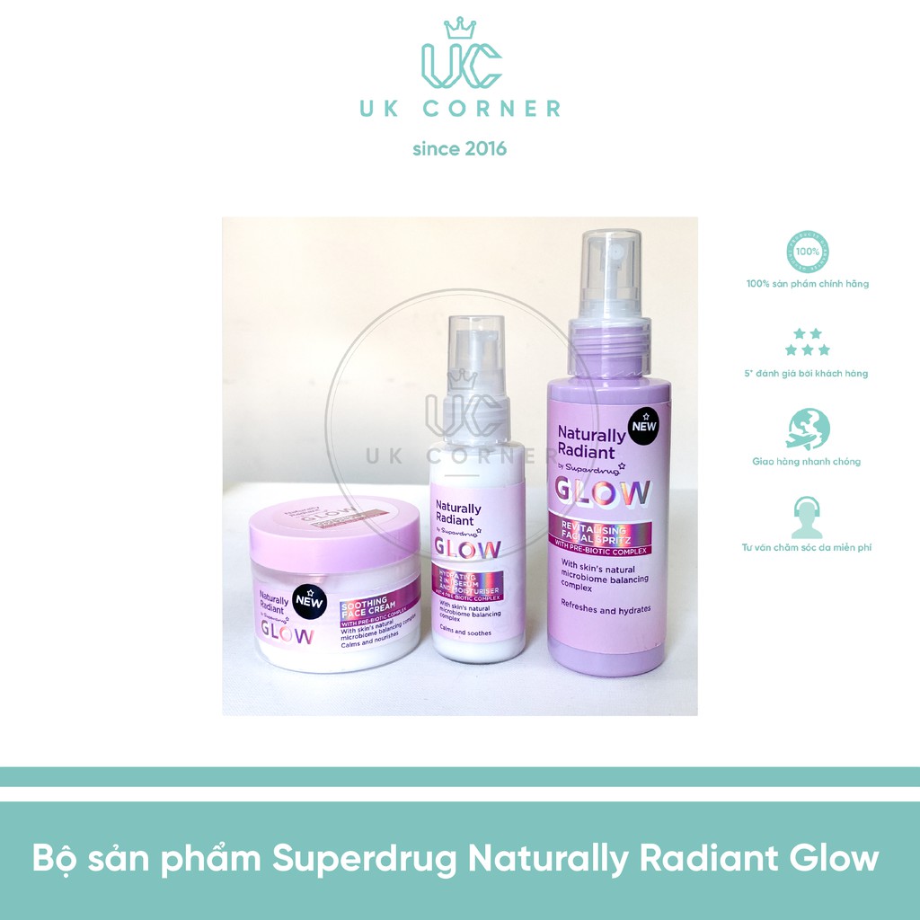 Bộ sản phẩm căng sáng da Naturally Radiant Glow