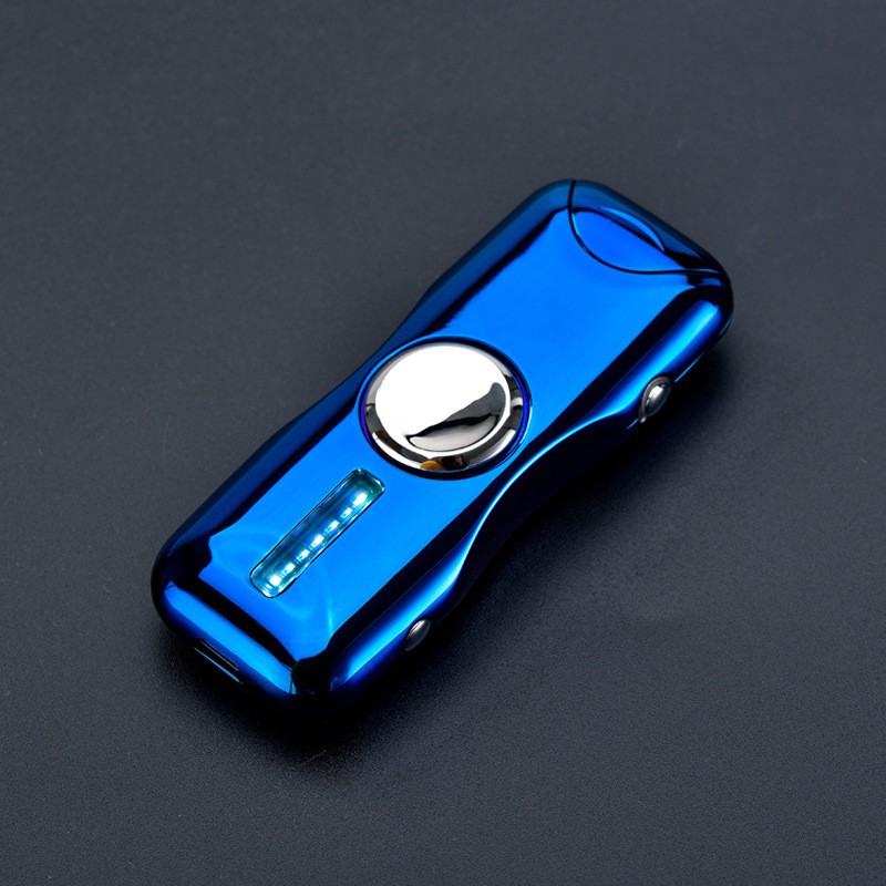 Quẹt Bật đánh Lửa Hồng Ngoại 915 Sạc Điện Qua Cổng USB Kiểu Dáng Spinner 2 Cánh Tạo 18 Hiệu Ứng Đèn Led Cao Cấp