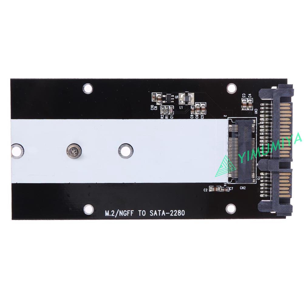 YI B Key M.2 NGFF SSD to 2.5in SATA Converter Adapter Card 2230-2280 thumbnail