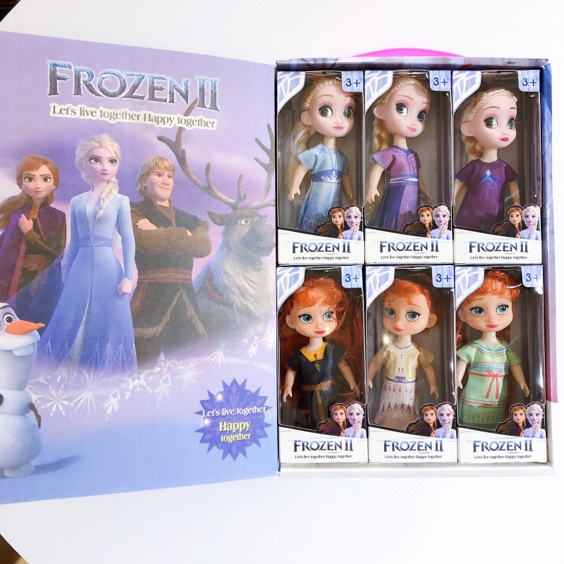 Set 6 búp bê Elsa &amp; Anna FROZEN II siêu dễ thương cho bé