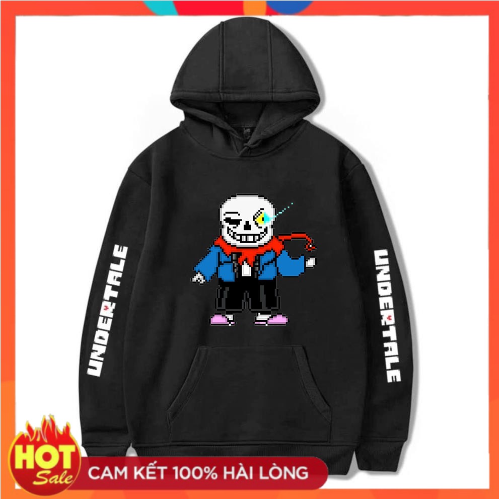 Áo Hoodie in hình bé Sans chibi - áo game giá siêu rẻ