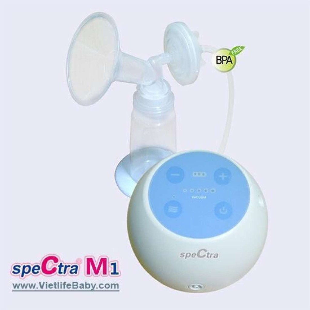 Máy hút sữa Spectra M1 SPT017 (Xanh dương) + Tặng 10 túi trữ sữa Philips Avent SCF603-25