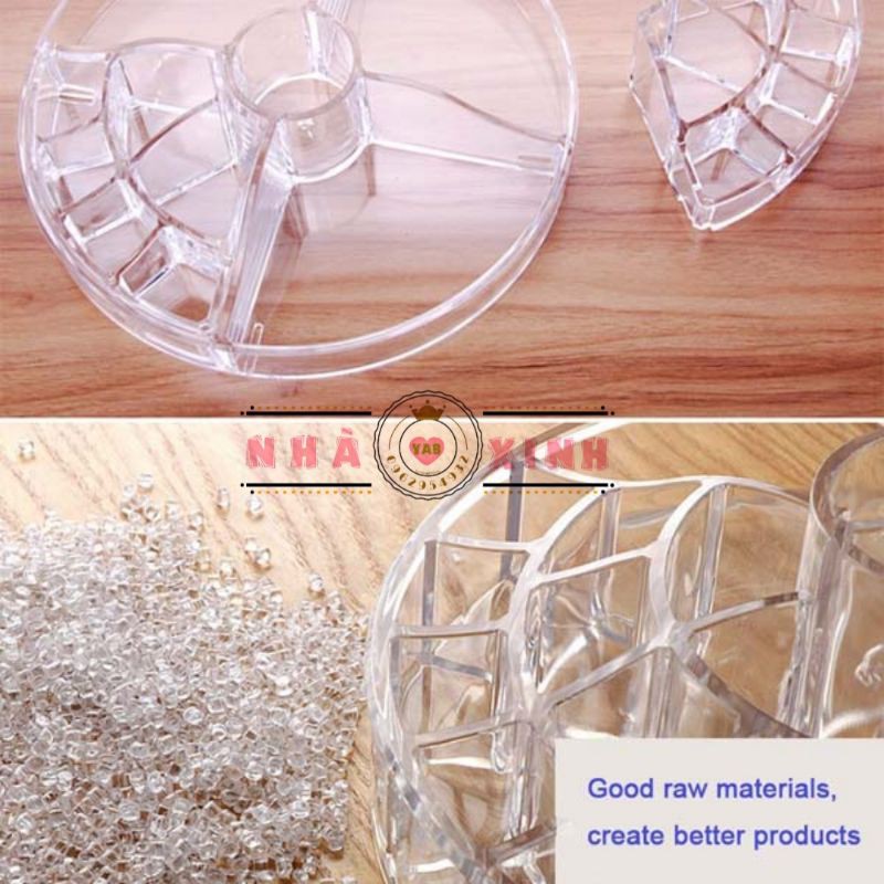 KỆ MỸ PHẨM TRỤ XOAY 360 ĐỘ TIỆN DỤNG GIÁ BÁN BUÔN