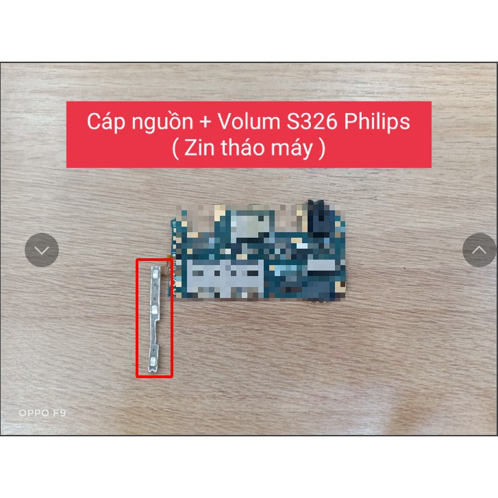 Cáp nguồn + Volum S326 Philips ( Zin tháo máy )