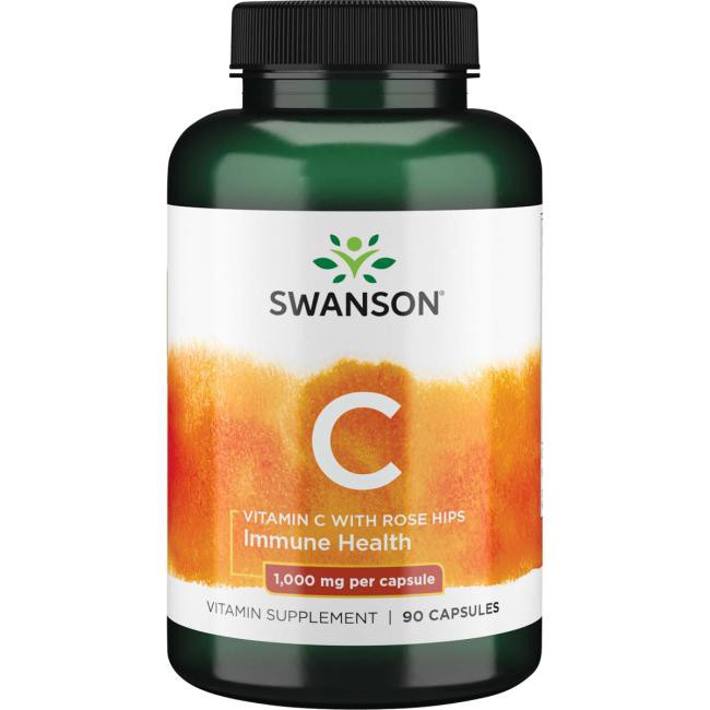 Tăng Sức Đề Kháng Bảo Vệ Sức Khỏe - Swanson Vitamin C 1,000mg [30 Viên - 90 Viên]