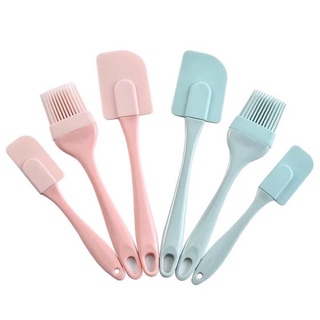 Bộ 3 phới , chổi silicon làm bánh ( loại lớn)