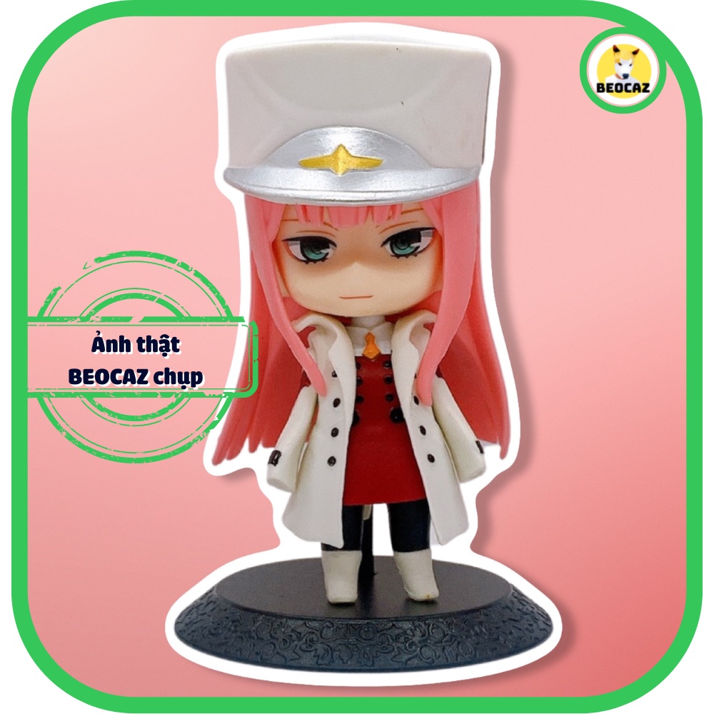 Mô hình Zero Two loại 1 tóc hồng dễ thương Darling in the Franxx tiệm đồ chơi Beocaz bền màu nhựa an toàn trang trí