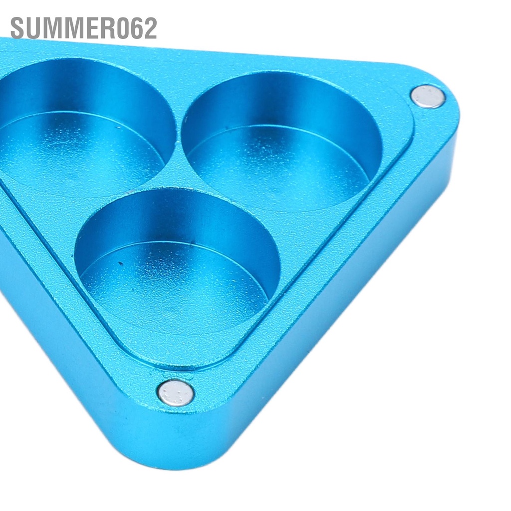 Hộp bảo quản đầu da hình tam giác Hộp bảo quản đầu da ba lỗ phụ kiện bida【summer062】