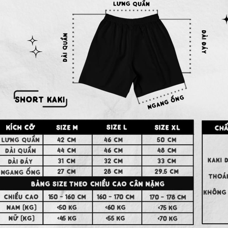 Quần short lửng kaki túi hộp SixK Store Unisex Trơn short nam nữ phong cách ulzzang