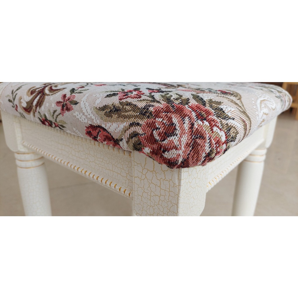 Bộ Bàn Phấn Gỗ Nhiều Màu, Bộ Bàn Ghế Trang Điểm Gỗ Thông Trang Nhã - Hàng VN Xuất Khẩu