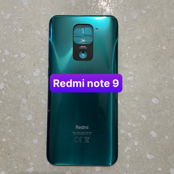 bộ xương vỏ redmi note 9 - bộ gồm lưng vỏ,xương máy và phím