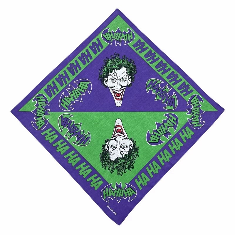 Khăn bandana hình chú hề size 54x54cm