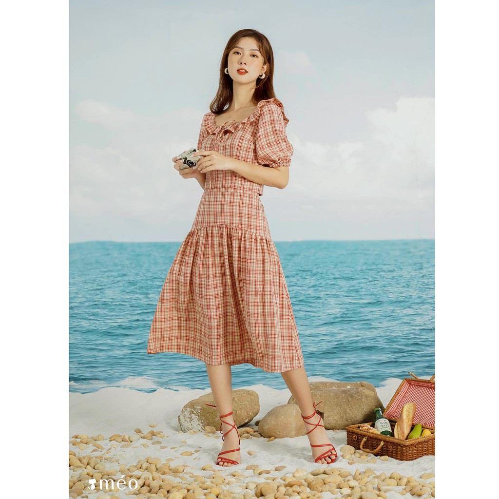 Áo Kiểu croptop ngắn tay cổ bèo Quinn [Méo Shop]