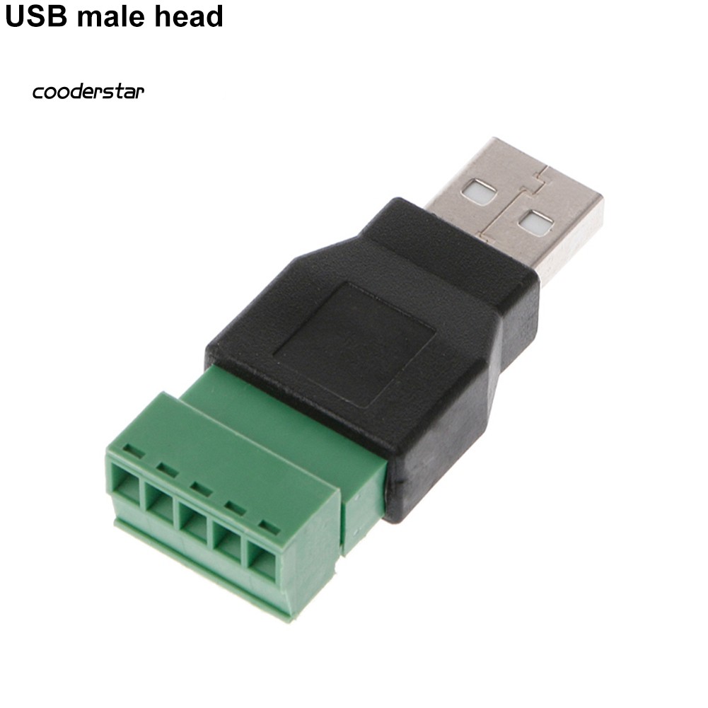 Đầu Nối Usb 2.0 Loại A Đầu Đực / Cái Sang Ổ Cắm Có Khiên Chắn