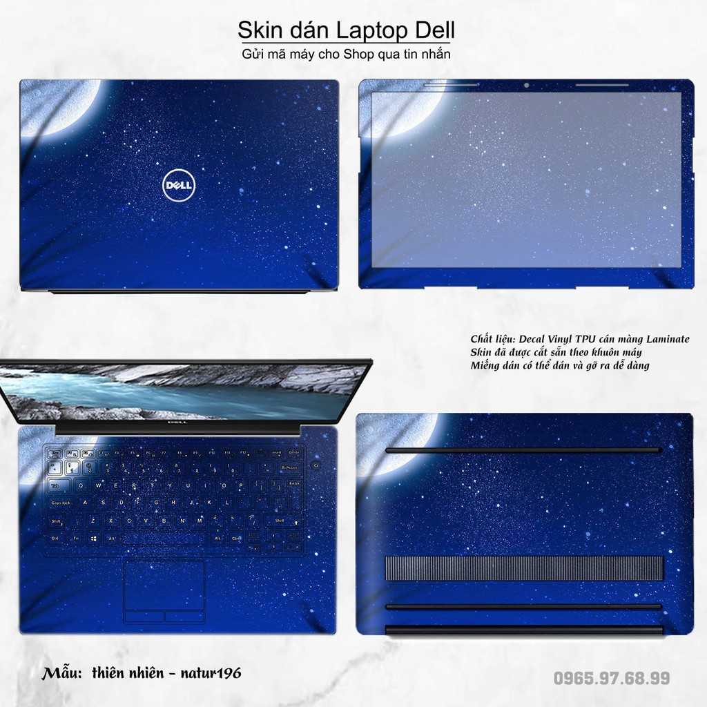 Skin dán Laptop Dell in hình thiên nhiên nhiều mẫu 7 (inbox mã máy cho Shop)