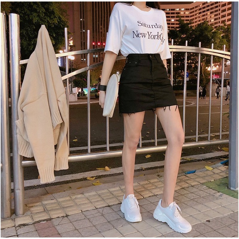 Chân Váy Kaki Tua Rua Trơn Basic | BigBuy360 - bigbuy360.vn