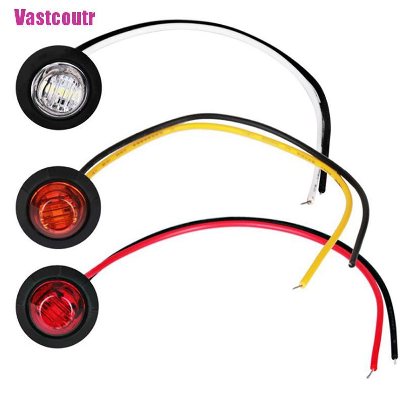 Nút Tròn Mini Gắn Đèn LED Báo Tín Hiệu Cho Xe Hơi Xe Tải